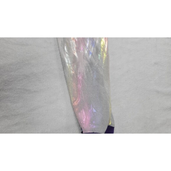 Top Drawer Womens Lounge Pants Purple Iridescent Elastic Waist Unicorn Dreams XS - Picture 11 of 12